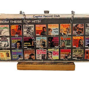 Unique Vintage Capital Record Club Ad Handbag